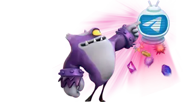 Изображение с маскотом Olimp казино, указывающим на иконку Telegram, окруженную драгоценными камнями, представляющее эксклюзивные предложения, доступные через платформу Telegram.